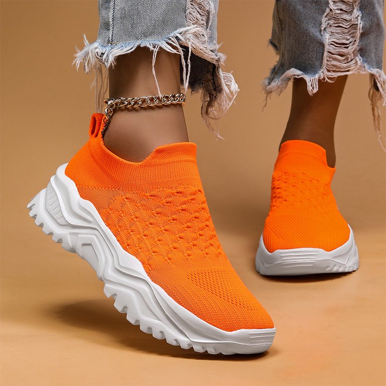 Ortho Cloud Slip Ons 1.0 - Orange White