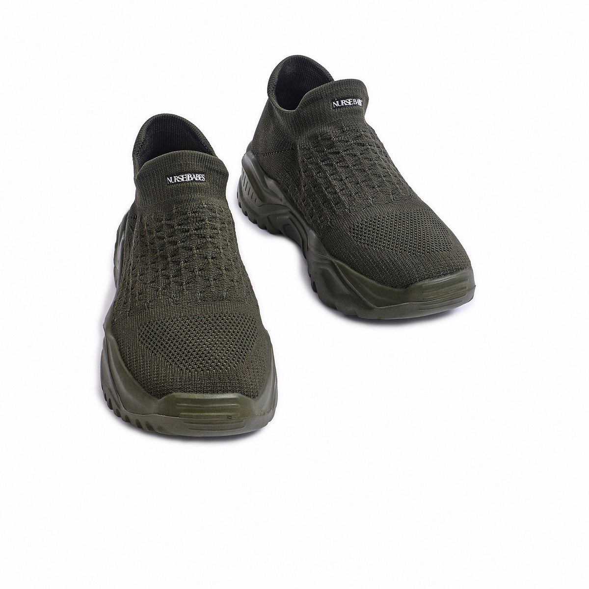 Ortho Cloud Slip Ons 2.0 - Olive Green