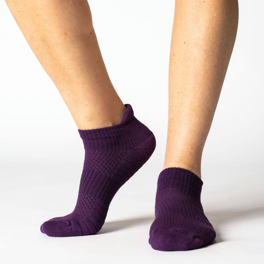 FlexRelief™ Ankle Compression Socks – Royal Purple
