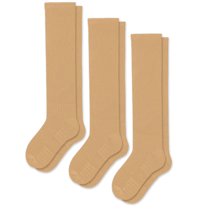 FlexRelief™ Compression Socks – Tan
