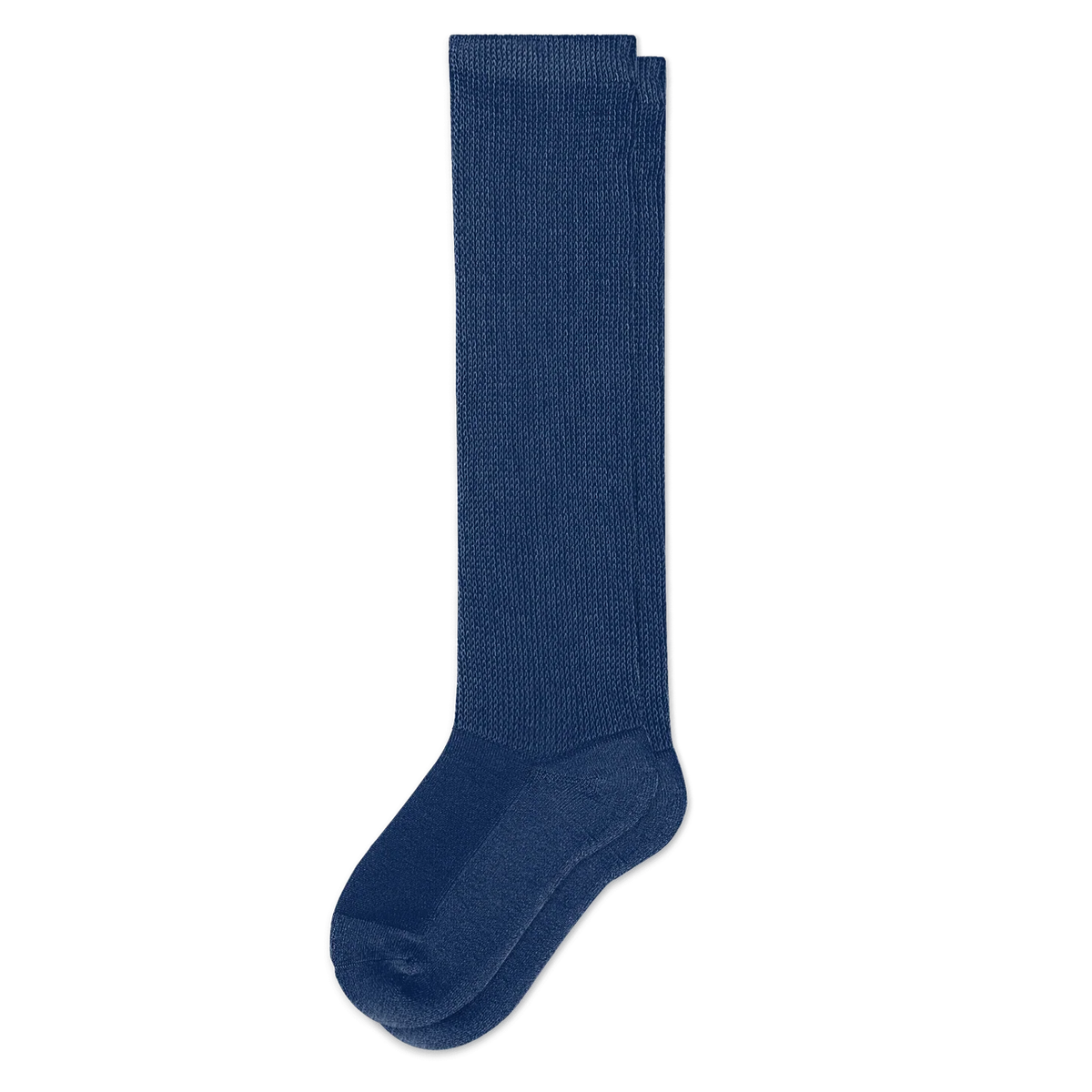 Padded Easy-Stretch Knee High Socks – Navy Blue