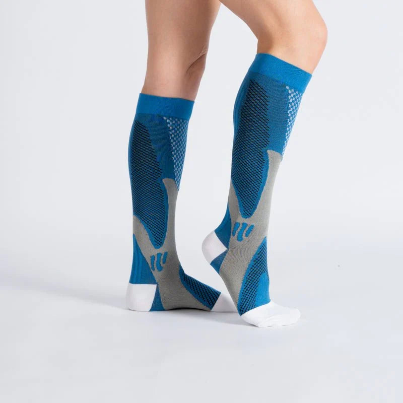 FlexRelief™ Compression Socks – Royal Blue