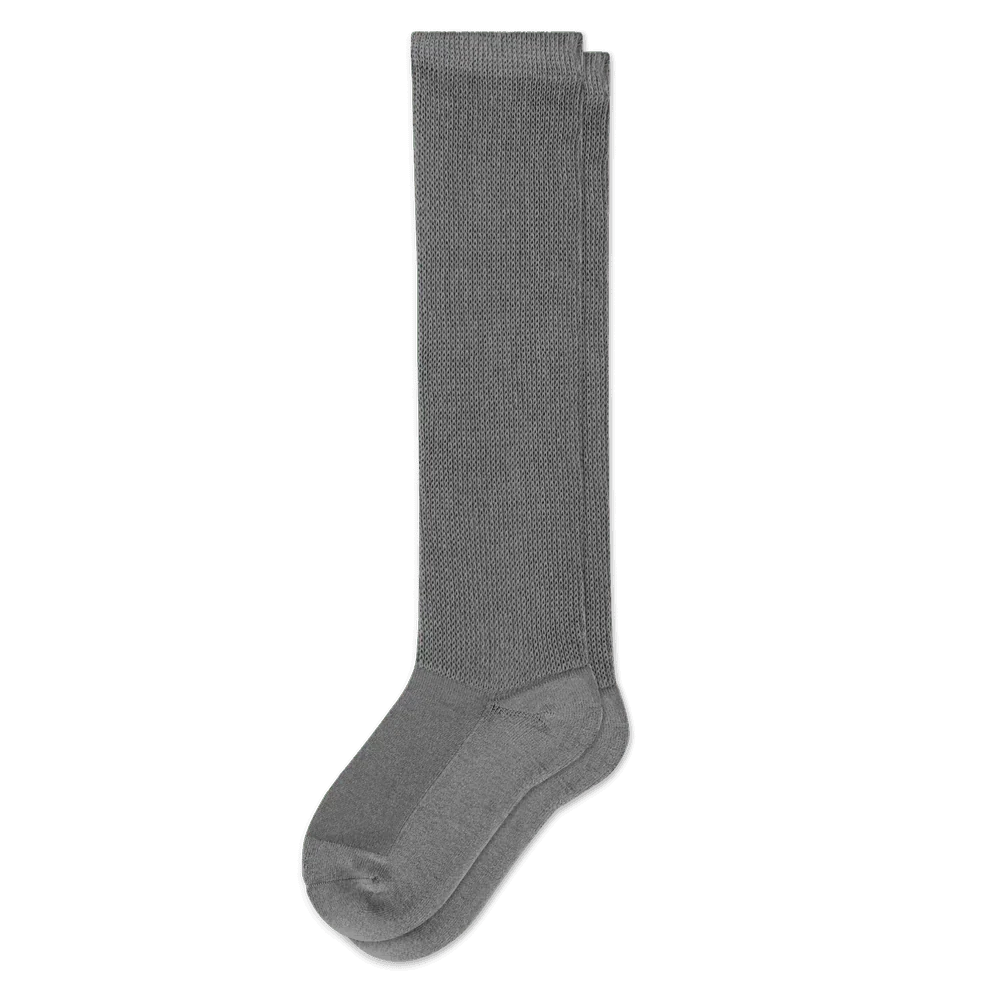 Padded Easy-Stretch Knee High Socks – Gray